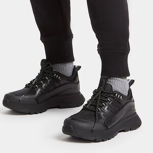 FitFlop NEO-D-HYKER Leather-Mix Walking Sneakers